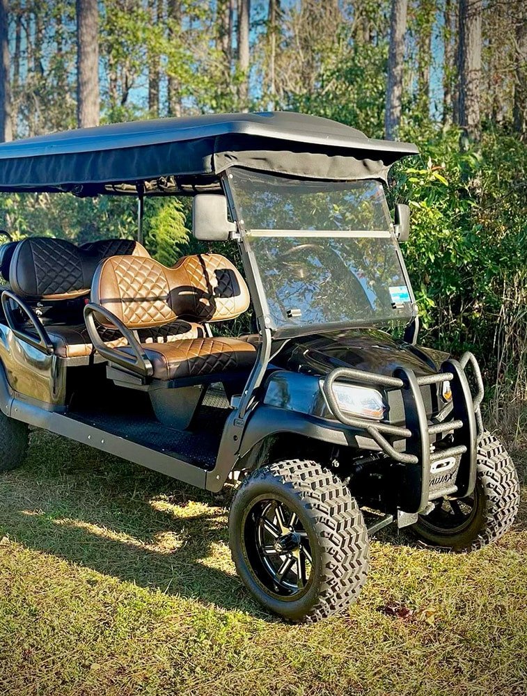 Black Mamba 6-Seater Golf Cart